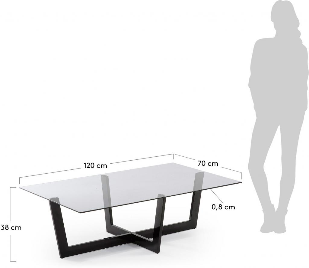 salontafel glas laforma zwart laforma salontafel plam glas metaal zwart 120 x 70 x 38 salontafel glas laforma zwart laforma salontafel plam glas metaal zwart 120 x 70 x 38
